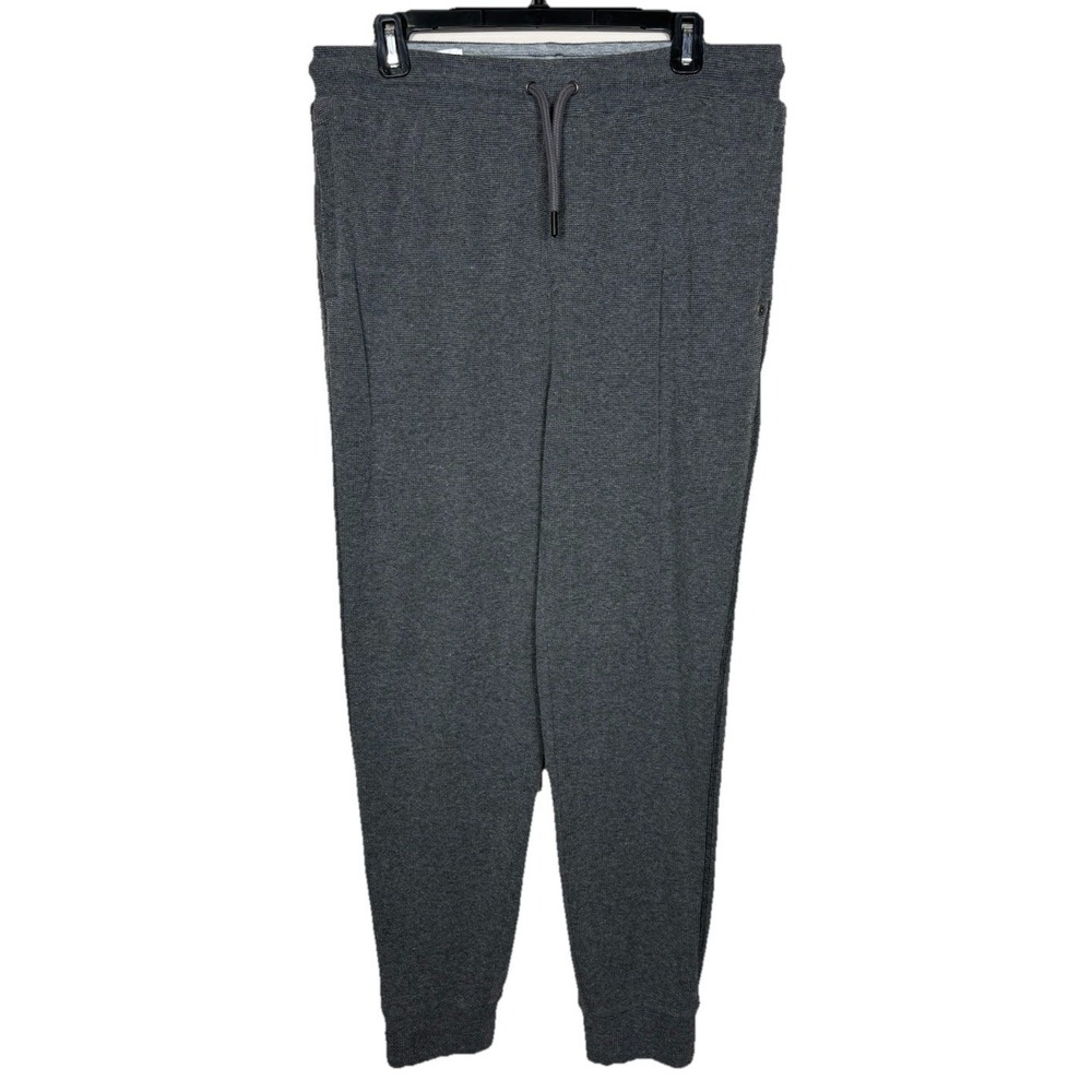 Carbon‎ 2 Cobalt Fleece Lined Terry Sweatpants Joggers Gray Men's Size Large